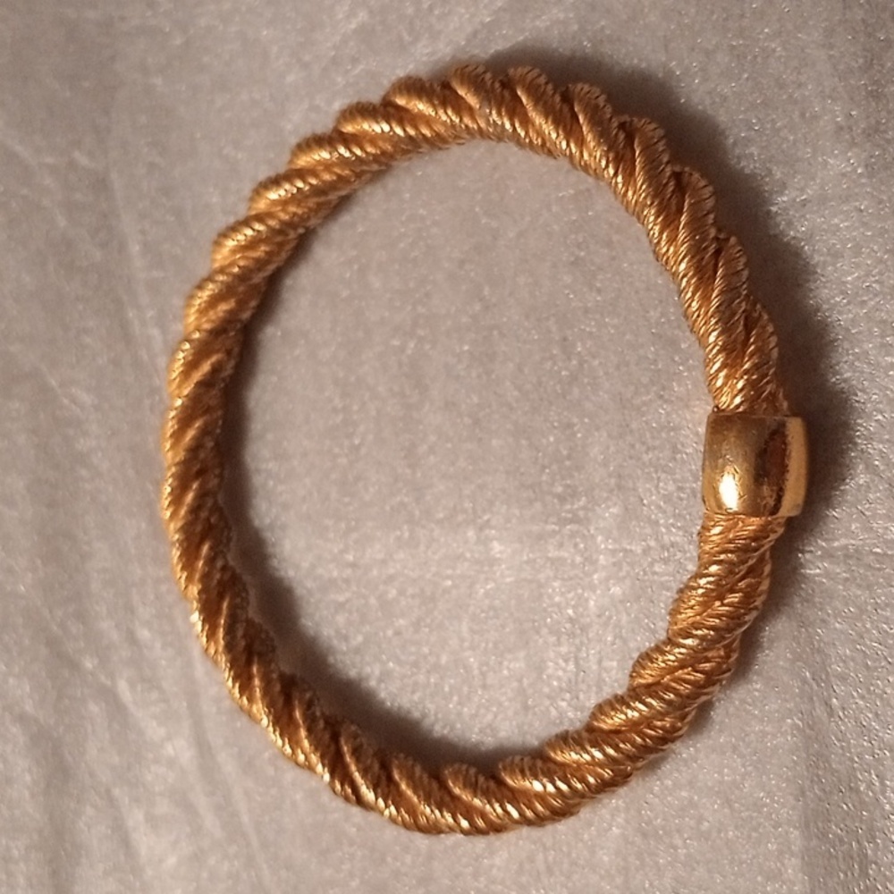 Twisted Rope Bangle Bracelet - image 1